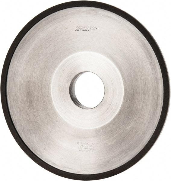 Norton - 6" Diam, 1-1/4" Hole Size, 1" Overall Thickness, 120 Grit, Type 12 Tool & Cutter Grinding Wheel - Fine Grade, CBN, Resinoid Bond - USA Tool & Supply