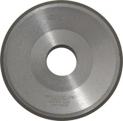 Norton - 3" Diam, 3/4" Hole Size, 7/16" Overall Thickness, 150 Grit, Type 12 Tool & Cutter Grinding Wheel - Very Fine Grade, Diamond, Resinoid Bond - USA Tool & Supply