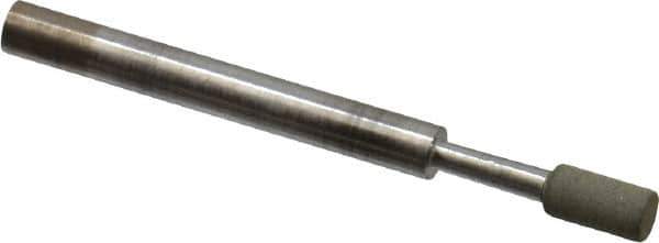 Norton - 1/8" Head Diam x 1/4" Head Thickness Diamond (Abrasive) Grinding Pin - 1/8" Shank Diam x 1-1/2" Shank Length, Very Fine Grade, 220 Grit - USA Tool & Supply