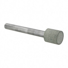 Norton - 1/2" Head Diam x 1/2" Head Thickness CBN Grinding Pin - 1/4" Shank Diam x 2-1/4" Shank Length, Fine Grade, 100 Grit - USA Tool & Supply