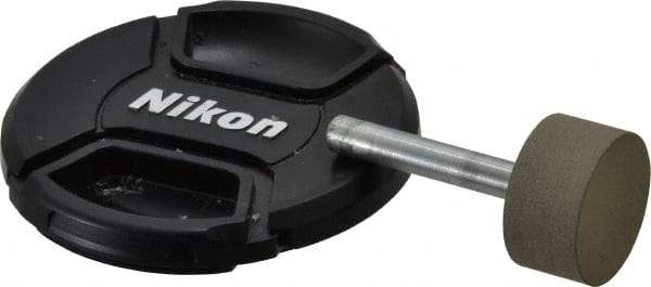 Norton - 1" Head Diam x 1/2" Head Thickness Diamond (Abrasive) Grinding Pin - 1/4" Shank Diam x 1-1/2" Shank Length, Fine Grade, 100 Grit - USA Tool & Supply