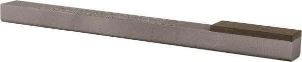 Norton - Coarse, 1" Length of Cut, Single End Diamond Hone - 10/20 Micron, 3/8" Wide x 1/4" High x 4" OAL - USA Tool & Supply