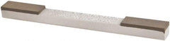 Norton - Extra Fine & Super Fine, 1" Length of Cut, Double End Diamond Hone - 320 & 400 Grit, 3/8" Wide x 1/4" High x 4" OAL - USA Tool & Supply