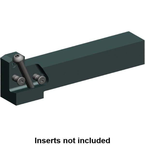 Kennametal - External Thread, 170mm OAL, Right Hand Indexable Grooving Cutoff Toolholder - 32mm Shank Height x 32mm Shank Width, KGMS Toolholder Style, Series A4 - USA Tool & Supply