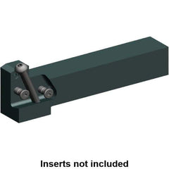 Kennametal - External Thread, 170mm OAL, Right Hand Indexable Grooving Cutoff Toolholder - 32mm Shank Height x 32mm Shank Width, KGMS Toolholder Style, Series A4 - USA Tool & Supply