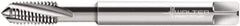 Walter-Prototyp - M4x0.70 Metric 3 Flute 6HX Modified Bottoming Spiral Flute Tap - Powdered Metal, Bright Finish, 63mm OAL, Right Hand Flute, Right Hand Thread, Series 20416 - Exact Industrial Supply