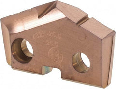 Allied Machine and Engineering - 25.5mm Diam x 3/16" Thick, Seat Code 2, 132° Included Angle Spade Drill Insert - AM200 Coated, Cobalt, Grade Super Cobalt, Series GEN2 T-A - USA Tool & Supply