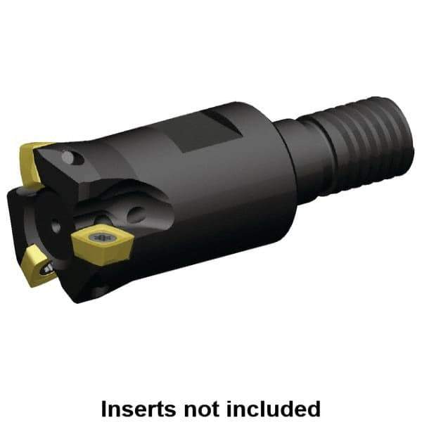 Kennametal - 3/4" Cutting Diam, Modular Connection Indexable Copy End Mill - 2 Inserts, XPLT0603 Insert, A7792VXP06SA.75Z2R1.4 Toolholder - USA Tool & Supply