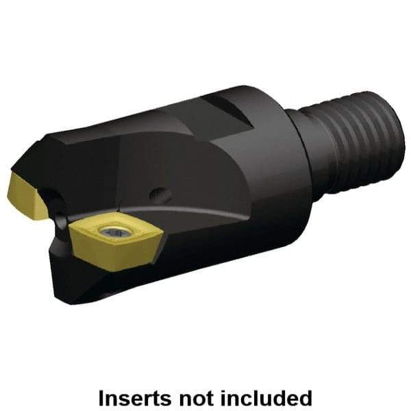 Kennametal - 1-1/4" Cutting Diam, Modular Connection Indexable Copy End Mill - 2 Inserts, XDLT1205 Insert, A7792VXD12SA1.25Z02R2 Toolholder - USA Tool & Supply