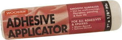 Wooster Brush - 1/8" Nap, 7" Wide Paint Roller - Smooth Texture, Woven - USA Tool & Supply