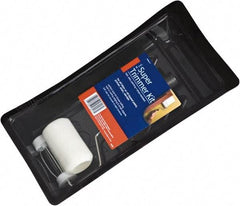 Wooster Brush - Trim Paint Roller Kit - Includes Paint Tray, Roller Cover & Frame - USA Tool & Supply