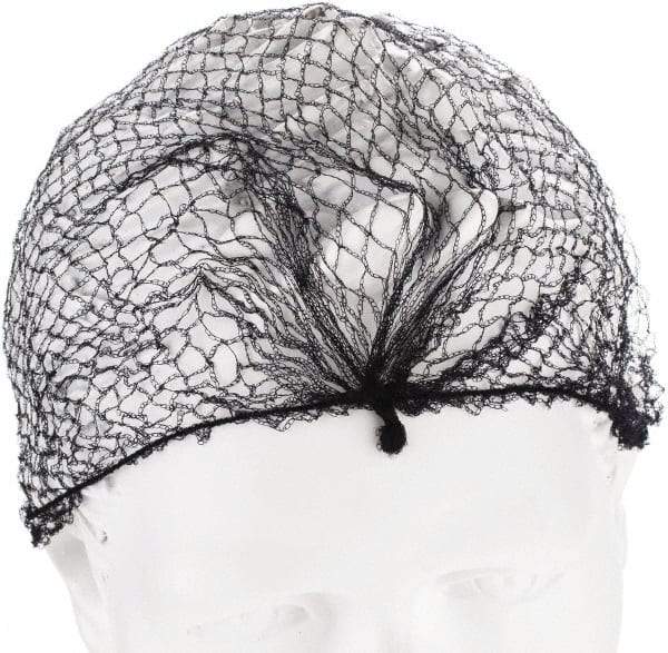 PRO-SAFE - Size 25, Hairnet - Black, Nylon - USA Tool & Supply