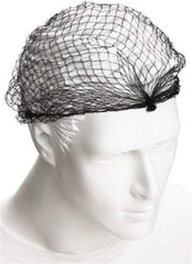 PRO-SAFE - Size 20, Hairnet - Black, Nylon - USA Tool & Supply