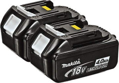 Makita - Power Tool Batteries Voltage: 18.00 Battery Chemistry: Lithium-Ion - USA Tool & Supply