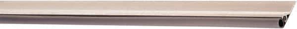 National Guard Products - 17' Long x 1" Wide, Head & Jamb Weatherstripping - 1-3/4" Door Thickness, Aluminum - USA Tool & Supply