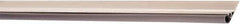 National Guard Products - 17' Long x 1" Wide, Head & Jamb Weatherstripping - 1-3/4" Door Thickness, Aluminum - USA Tool & Supply