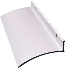 National Guard Products - 3' Long x 2" Wide, Drip Cap Weatherstripping - 1-3/4" Door Thickness, Aluminum - USA Tool & Supply