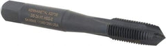 Kennametal - 3/8-24, 3 Flute, Oxide Finish, Vanadium High Speed Steel Spiral Point Tap - Plug Chamfer, Right Hand Thread, 2-15/16" OAL, 19.1mm Thread Length, 9.68mm Shank Diam, Series GOtap - Exact Industrial Supply
