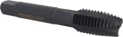 Kennametal - 5/8-11, 3 Flute, Oxide Finish, Vanadium High Speed Steel Spiral Point Tap - Plug Chamfer, Right Hand Thread, 3-13/16" OAL, 27.7mm Thread Length, 12.19mm Shank Diam, 2B Class of Fit, Series GOtap - Exact Industrial Supply