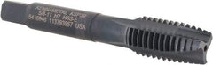 Kennametal - 5/8-11, 3 Flute, Oxide Finish, Vanadium High Speed Steel Spiral Point Tap - Plug Chamfer, Right Hand Thread, 3-13/16" OAL, 27.7mm Thread Length, 12.19mm Shank Diam, Series GOtap - Exact Industrial Supply
