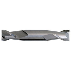 ‎7/32″ × 3/8″ × 9/16″ × 3-1/2″ RHS / RHC Solid Carbide 2-Flute Square End General Purpose End Mill - TiCN - Exact Industrial Supply