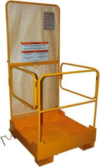 Vestil - 89" Platform - Forklift Work Platform, 600 Lb Capacity, 89-1/2" Platform Height, 37" Base Width x 38" Base Depth - USA Tool & Supply