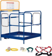Vestil - 60" Platform - Forklift Work Platform, 1,000 Lb Capacity, 60" Platform Height, 48" Base Width x 48" Base Depth - USA Tool & Supply
