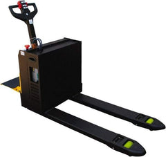 Vestil - 4,500 Lb Capacity, 7-51/64" Lift Electric Pallet Truck - 3.4" Min Lift Height, 48" Fork Length x 27" Fork Width, 30" Overall Width - USA Tool & Supply