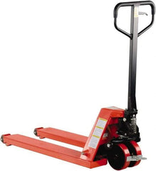 Vestil - 5,000 Lb Capacity, 8" Lift Wheel Nose Pallet Truck - 3-1/2" Min Lift Height, 38" Fork Length x 20" Fork Width, 20" Overall Width - USA Tool & Supply