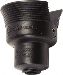 Greenlee - 1/2" Conduit Round Lock - 8" Hole Length x 1/2" Hole Width x 1/2" Hole Diam - USA Tool & Supply