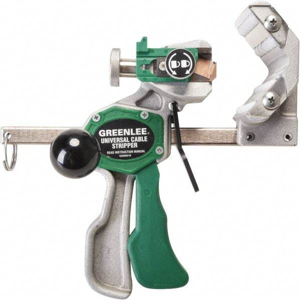 Greenlee - 1/2" to 3" Capacity Cable Wire Stripper - 1/2" Min Wire Gage - USA Tool & Supply