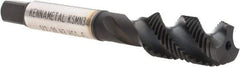Kennametal - 1/2-20 3 Flute 3B Modified Bottoming Spiral Flute Tap - Vanadium High Speed Steel, TiN/CrC/C Finish, 3-3/8" OAL, Right Hand Flute, Right Hand Thread, H3, Series GOtap\xAE - USA Tool & Supply