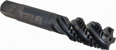 Kennametal - 3/4-10 4 Flute Modified Bottoming Spiral Flute Tap - Vanadium High Speed Steel, Oxide Finish, 4-1/4" OAL, Right Hand Flute, Right Hand Thread, H3, Series GOtap\xAE - USA Tool & Supply