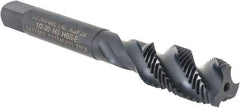 Kennametal - 1/2-20 3 Flute 3B Modified Bottoming Spiral Flute Tap - Vanadium High Speed Steel, Oxide Finish, 3-3/8" OAL, Right Hand Flute, Right Hand Thread, H3, Series GOtap\xAE - USA Tool & Supply