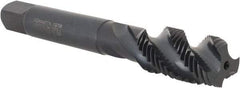 Kennametal - M14x1.50 3 Flute Modified Bottoming Spiral Flute Tap - Vanadium High Speed Steel, Oxide Finish, 3-19/32" OAL, Right Hand Flute, Right Hand Thread, D6, Series GOtap\xAE - USA Tool & Supply