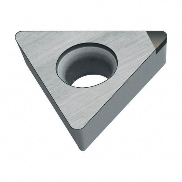 Walter - TCMW21.51 Grade WCB50 CBN Turning Insert - Uncoated, 60° Triangle, 1/4" Inscr Circle, 3/32" Thick, 1/64" Corner Radius - USA Tool & Supply