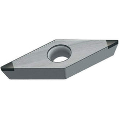 Walter - VBMW332 Grade WCB30 CBN Turning Insert - Uncoated, 35° Diamond, 3/8" Inscr Circle, 3/16" Thick, 1/32" Corner Radius - USA Tool & Supply