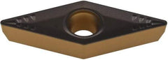 Walter - VCMT221 PM5 Grade WPP20 Carbide Turning Insert - TiCN/Al2O3/TiN Finish, Diamond, 1/4" Inscr Circle, 1/8" Thick, 1/64" Corner Radius - USA Tool & Supply