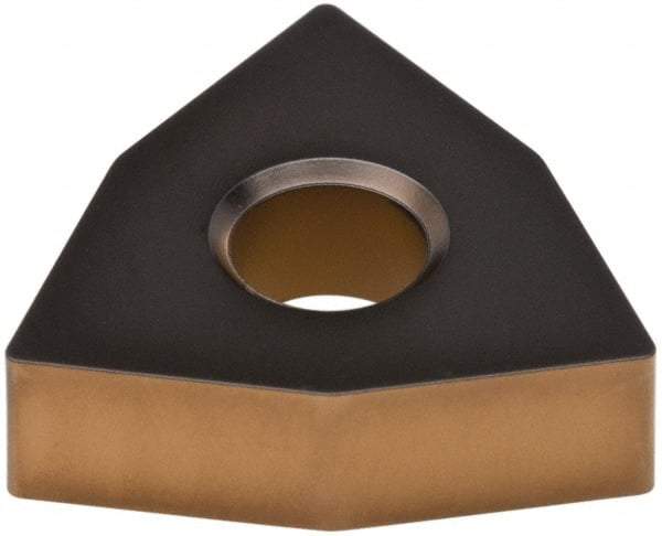 Walter - WNMA431 Grade WAK20 Carbide Turning Insert - TiCN/Al2O3/TiN Finish, 80° Trigon, 1/2" Inscr Circle, 3/16" Thick, 1/64" Corner Radius - USA Tool & Supply