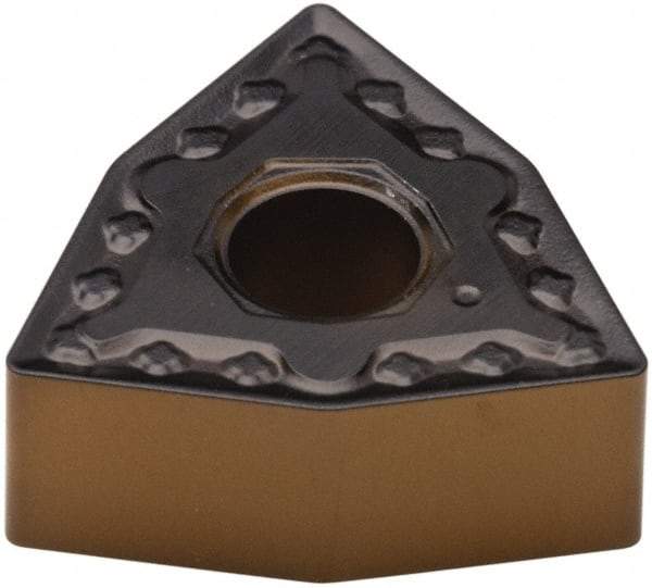Walter - WNMG332 NM4 Grade WSM20 Carbide Turning Insert - 80° Trigon, 3/8" Inscr Circle, 3/16" Thick, 1/32" Corner Radius - USA Tool & Supply