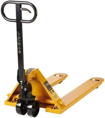 Lift-Rite - 5,500 Lb Capacity, 7-7/8" Lift Industrial Pallet Truck - 3" Min Lift Height, 36" Fork Length x 7" Fork Width, 20-1/2" Overall Width - USA Tool & Supply
