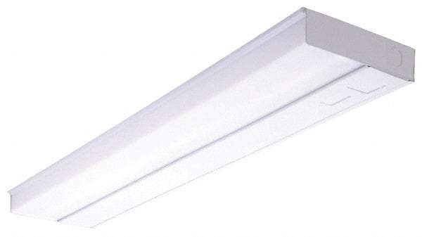 Cooper Lighting - 1 Lamp, 120 Volt, 17 Watt, Fluorescent Undercabinet Light Fixture - 24-1/4 Inch Long x 3-7/8 Inch Wide x 1-5/8 Inch High, 3,000°K Color Temp, Steel Housing - USA Tool & Supply