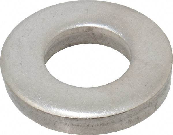 Gibraltar - 1/2" Screw, Grade 18-8 Stainless Steel Extra Thick Flat Washer - 17/32" ID x 1-1/16" OD, 3/16" Thick, Plain Finish - USA Tool & Supply