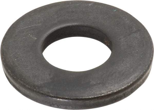 Gibraltar - 5/8" Screw, Steel Standard Flat Washer - 21/32" ID x 1-7/16" OD, 3/16" Thick, Black Oxide Finish - USA Tool & Supply
