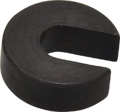 Gibraltar - 1/4" Bolt, 1/4" Thick, Black Oxide Finish, Case Hardened Steel C Washer - Grade 12L14, 9/32" Inside & 3/4" OD - USA Tool & Supply