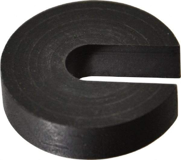 Gibraltar - 1/4" Bolt, 1/4" Thick, Black Oxide Finish, Case Hardened Steel C Washer - Grade 12L14, 9/32" Inside & 1" OD - USA Tool & Supply