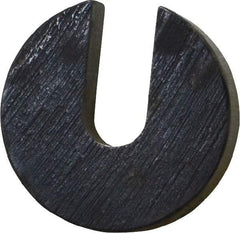 Gibraltar - 5/16" Bolt, 5/16" Thick, Black Oxide Finish, Case Hardened Steel C Washer - Grade 12L14, 11/32" Inside & 1-1/4" OD - USA Tool & Supply
