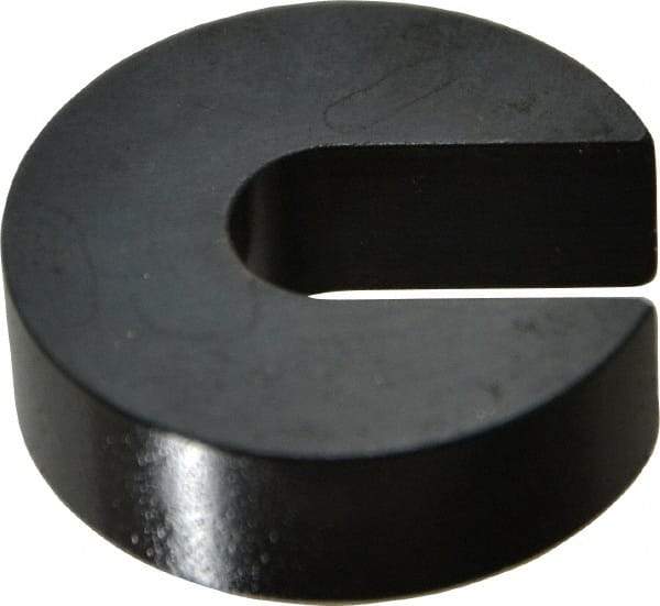 Gibraltar - 5/16 or 3/8" Bolt, 3/8" Thick, Black Oxide Finish, Case Hardened Steel C Washer - Grade 12L14, 13/32" Inside & 1-1/4" OD - USA Tool & Supply