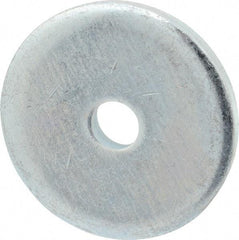 Gibraltar - 3/8" Screw, Steel Fender Flat Washer - 13/32" ID x 2" OD, 1/4" Thick, Zinc-Plated Finish - USA Tool & Supply