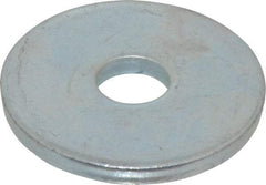 Gibraltar - 5/8" Screw, Steel Fender Flat Washer - 11/16" ID x 2-1/2" OD, 1/4" Thick, Zinc-Plated Finish - USA Tool & Supply